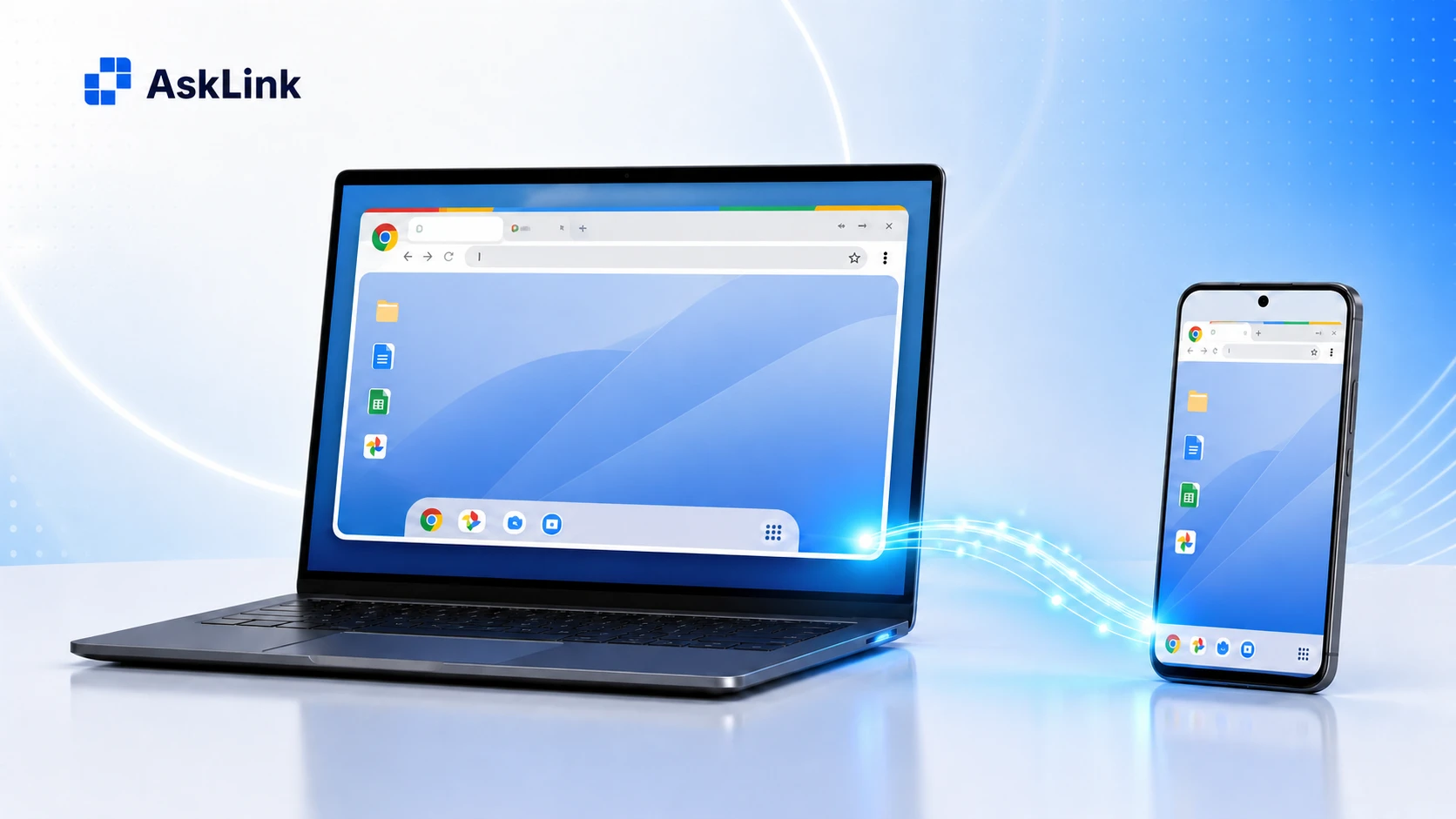 remote access between a laptop and mobile device