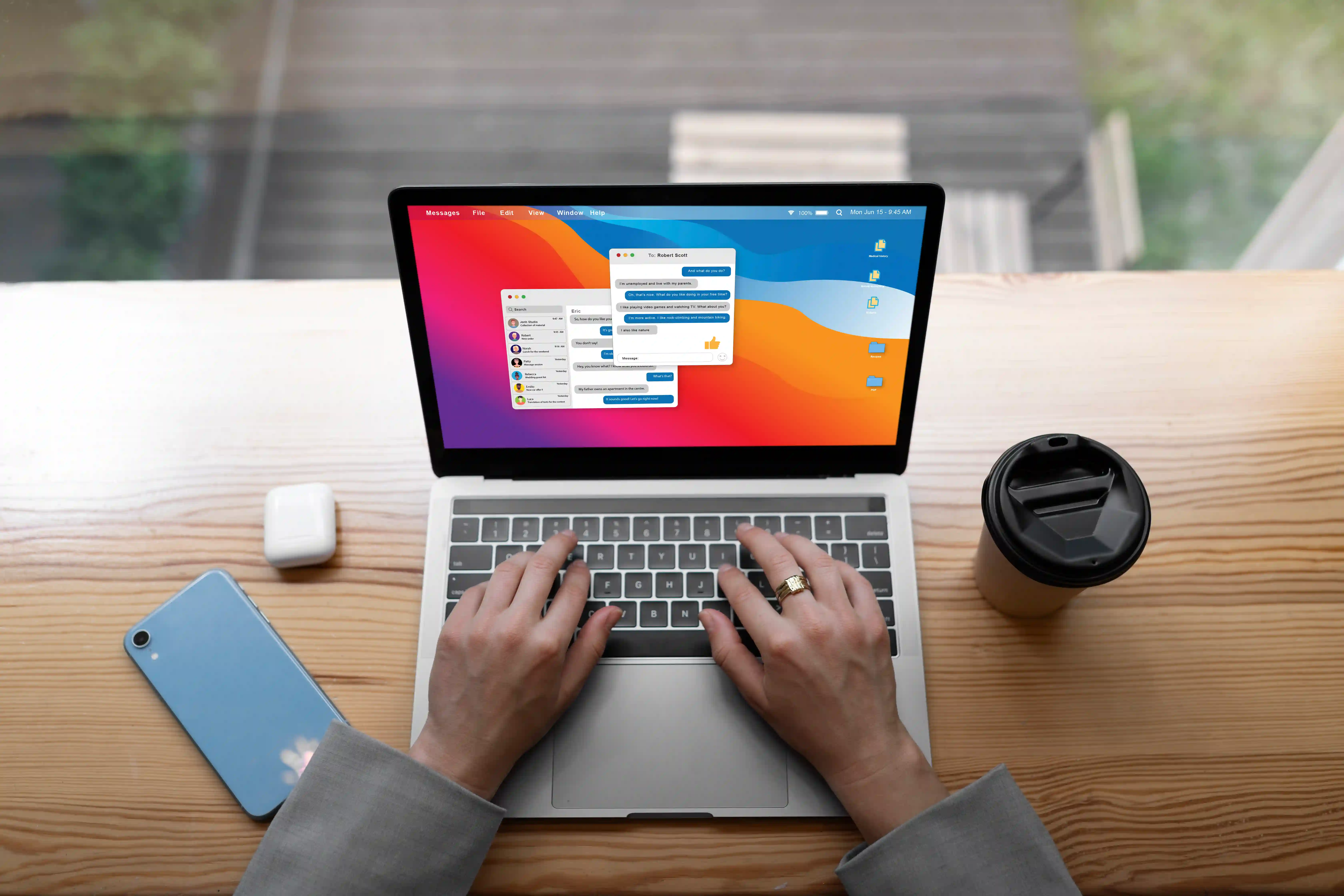 Using a Mac remotely to access iMessage from another device