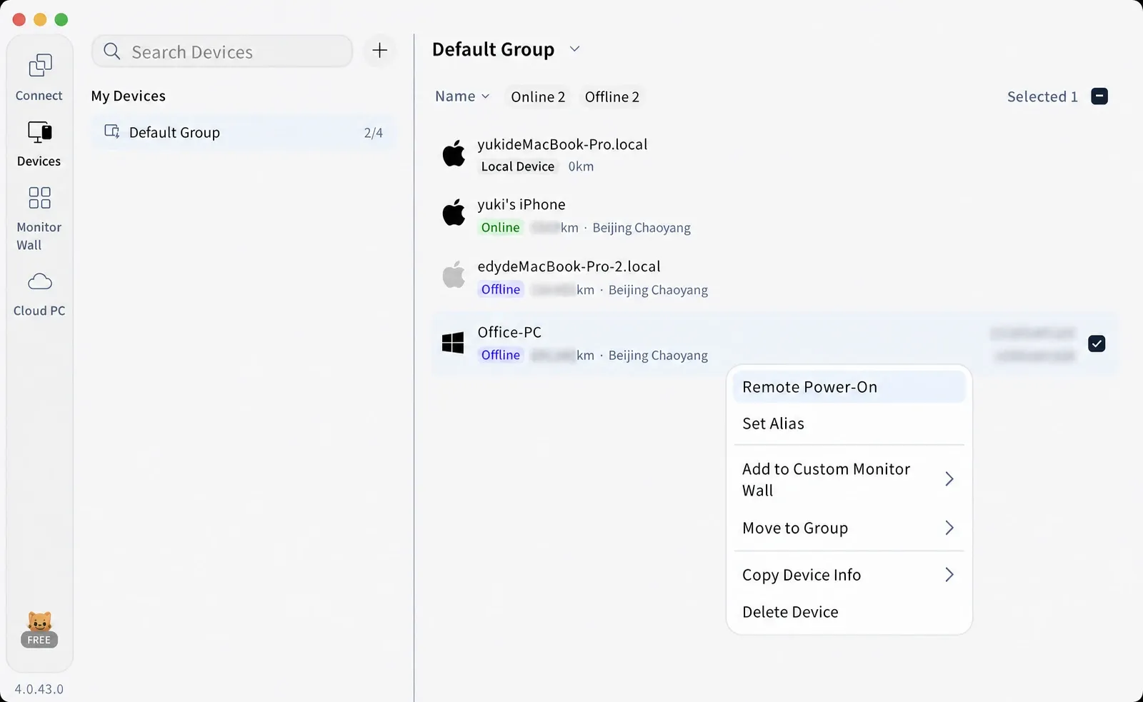 asklink remote power on iphone windows