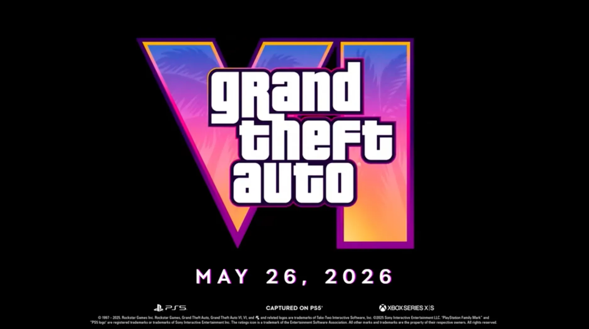 R星发布了《GTA 6》最新预告，并迅速登顶B站综合热榜，当前播放达到了200.5万，给期待本作的玩家来了个意外惊喜，毕竟是自2023年末发布首支预告之后的第二支预告。但从预告结尾来看本作首发登录PS5和XSX/S平台但没有PC，这下唯独PC玩家破防了。